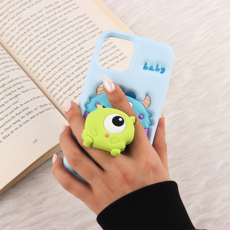 قاب عروسکی Vip Max آیفون iPhone 12 / 12 Pro پاپ سوکت دار طرح Mike & Sully