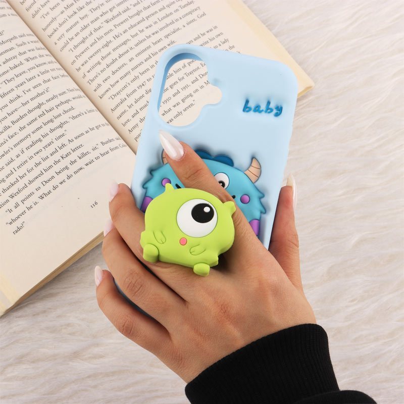 قاب عروسکی Vip Max آیفون iPhone 16 پاپ سوکت دار طرح Mike & Sully