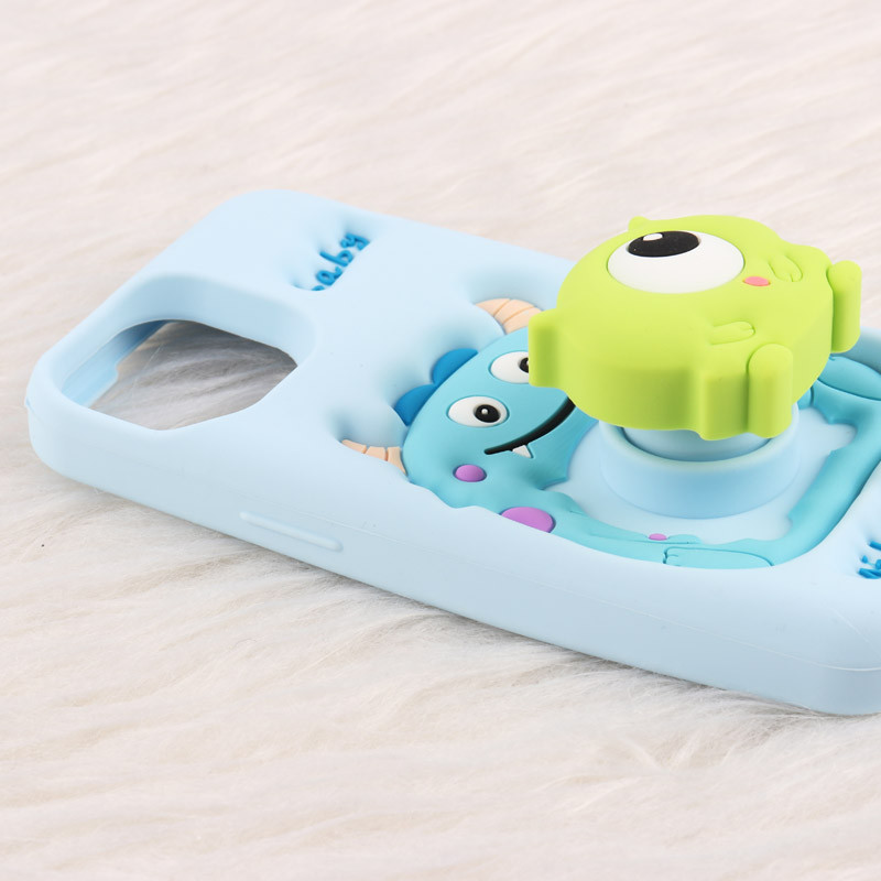 قاب عروسکی Vip Max آیفون iPhone 13 / 14 / 15 پاپ سوکت دار طرح Mike & Sully