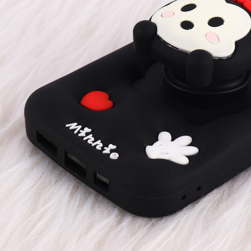 قاب عروسکی Vip Max آیفون iPhone 13 / 14 / 15 پاپ سوکت دار طرح Minnie Mouse