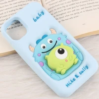 قاب عروسکی Vip Max آیفون iPhone 11پاپ سوکت دار طرح Mike & Sully