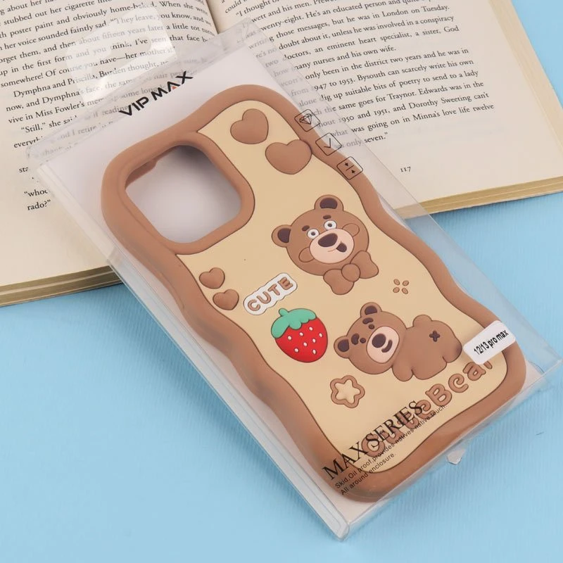قاب عروسکی Vip Max آیفون iPhone 12 Pro Max / 13 Pro Max طرح Cute Bear