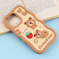 قاب عروسکی Vip Max آیفون iPhone 14 Pro Max طرح Cute Bear
