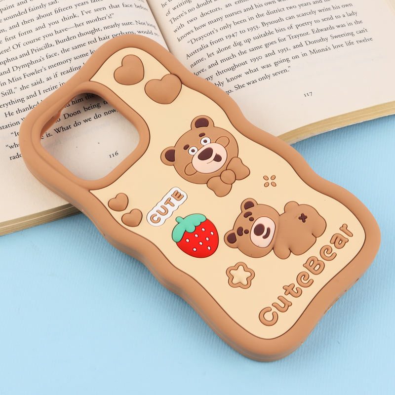 قاب عروسکی Vip Max آیفون iPhone 14 Pro Max طرح Cute Bear