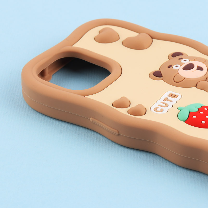 قاب عروسکی Vip Max آیفون iPhone 13 / 14 طرح Cute Bear