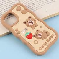 قاب عروسکی Vip Max آیفون iPhone 13 / 14 طرح Cute Bear