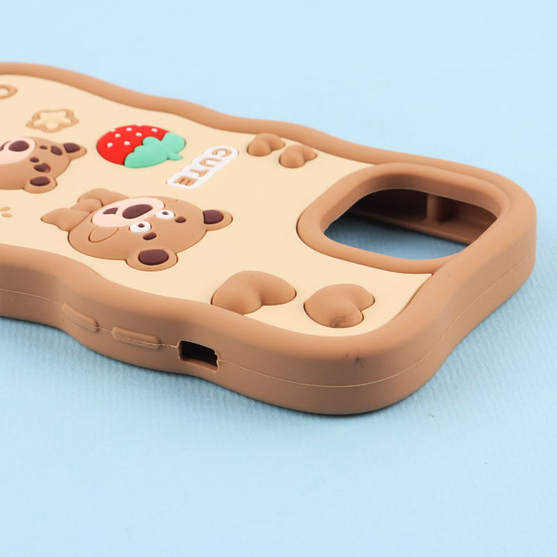 قاب عروسکی Vip Max آیفون iPhone 13 / 14 طرح Cute Bear