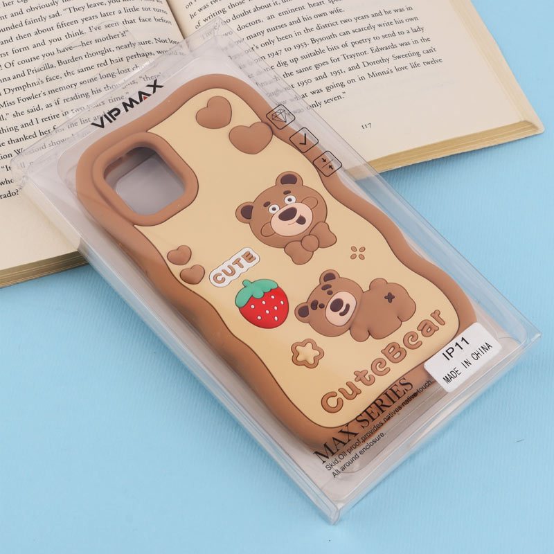 قاب عروسکی Vip Max آیفون iPhone 11 طرح Cute Bear