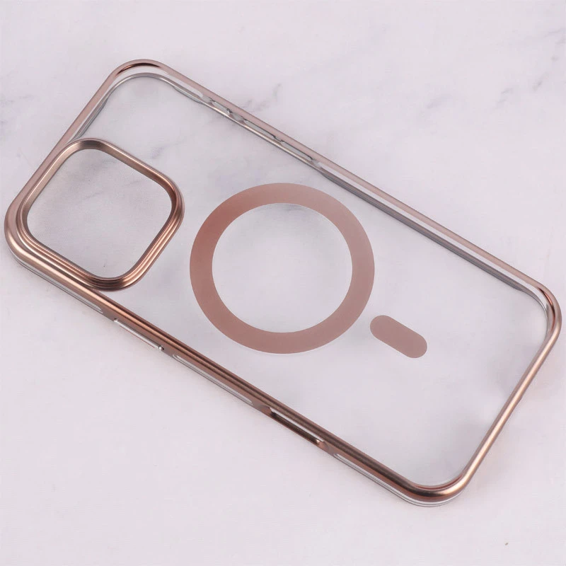 قاب مگ سیف Linex آیفون iPhone 16 Pro Max شفاف دور براق