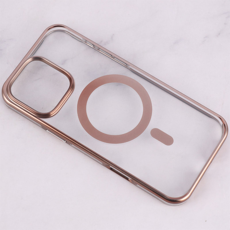 قاب مگ سیف Linex آیفون iPhone 16 Pro Max شفاف دور براق