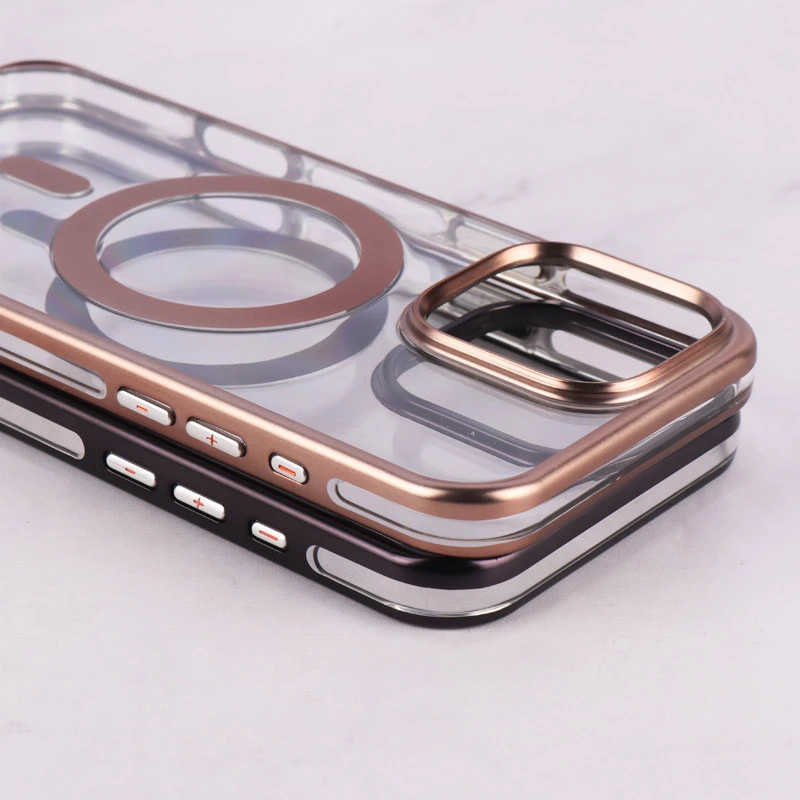 قاب مگ سیف Linex آیفون iPhone 16 Pro Max شفاف دور براق