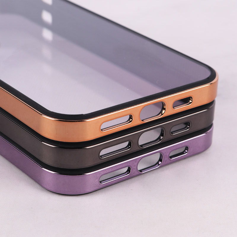 قاب Q Series آیفون iPhone 14 Pro Max شفاف دور براق