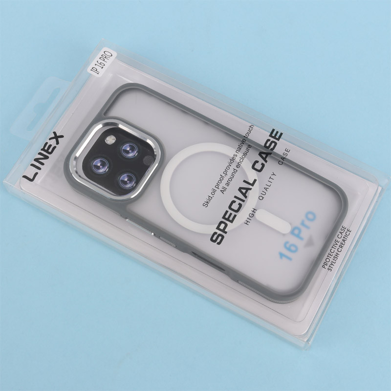 قاب مگ سیف Linex آیفون iPhone 16 Pro پشت مات