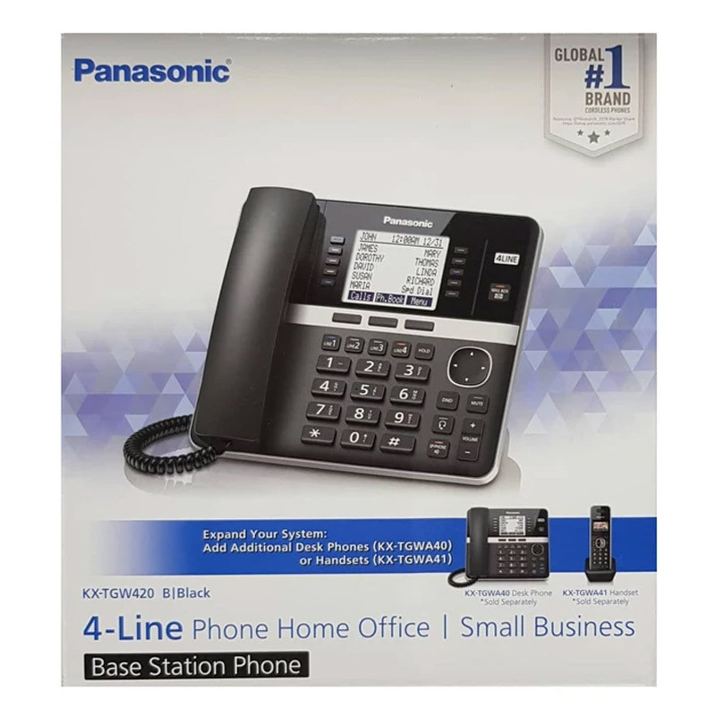 تلفن رومیزی پاناسونیک Panasonic KX-TGW420