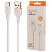 کابل تایپ سی فست شارژ Bared C108 3A 1m