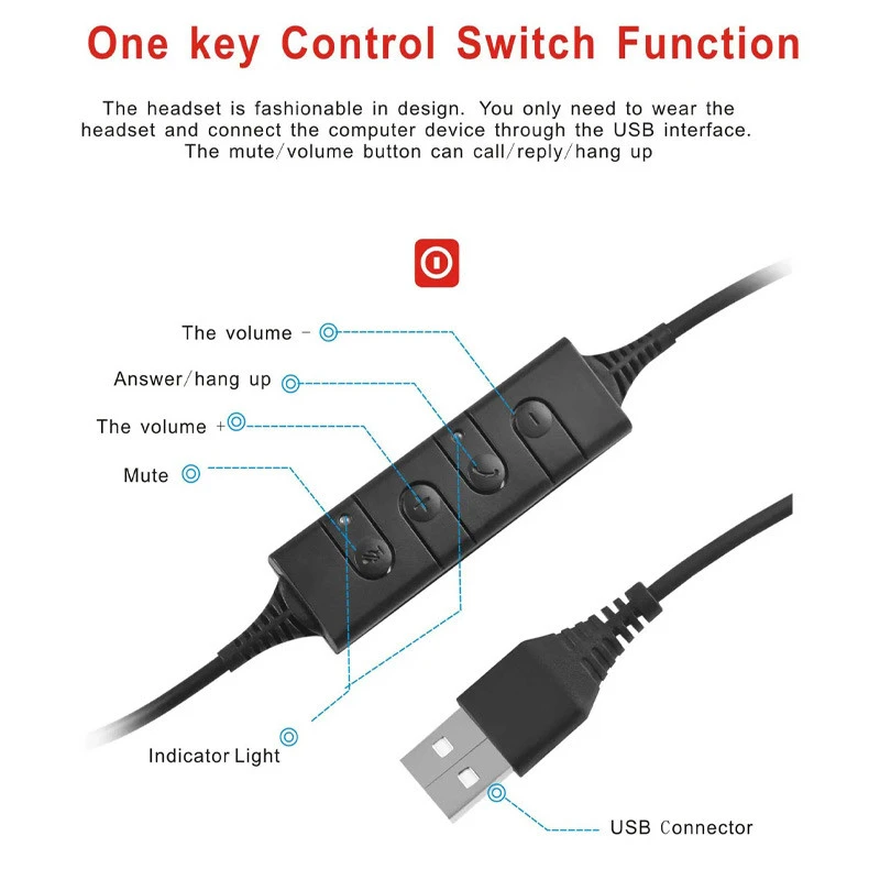 هدست سیم دار Beien A26 USB