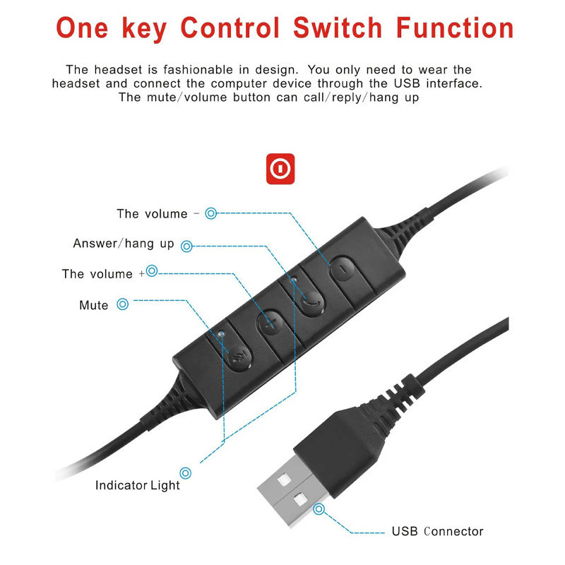 هدست سیم دار Beien A26 USB