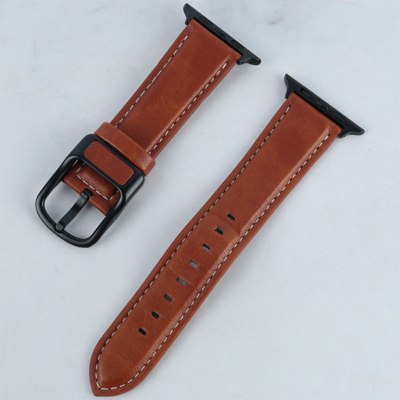 بند اپل واچ چرمی Watch Band سایز 42/44/45/49 میلی متری کد 4