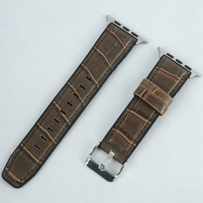 بند اپل واچ چرمی Watch Band سایز 42/44/45/49 میلی متری کد 5