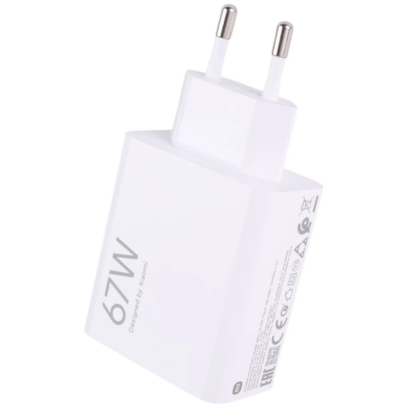 شارژر دیواری 67 وات شیائومی MDY-14-EW 3A سرجعبه + کابل تایپ سی و جعبه گوشی