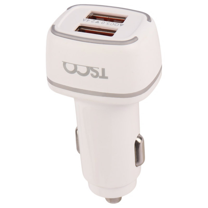 شارژر فندکی فست شارژ TSCO TCG40 QC3.0 PD 3A 18W + کابل تایپ سی