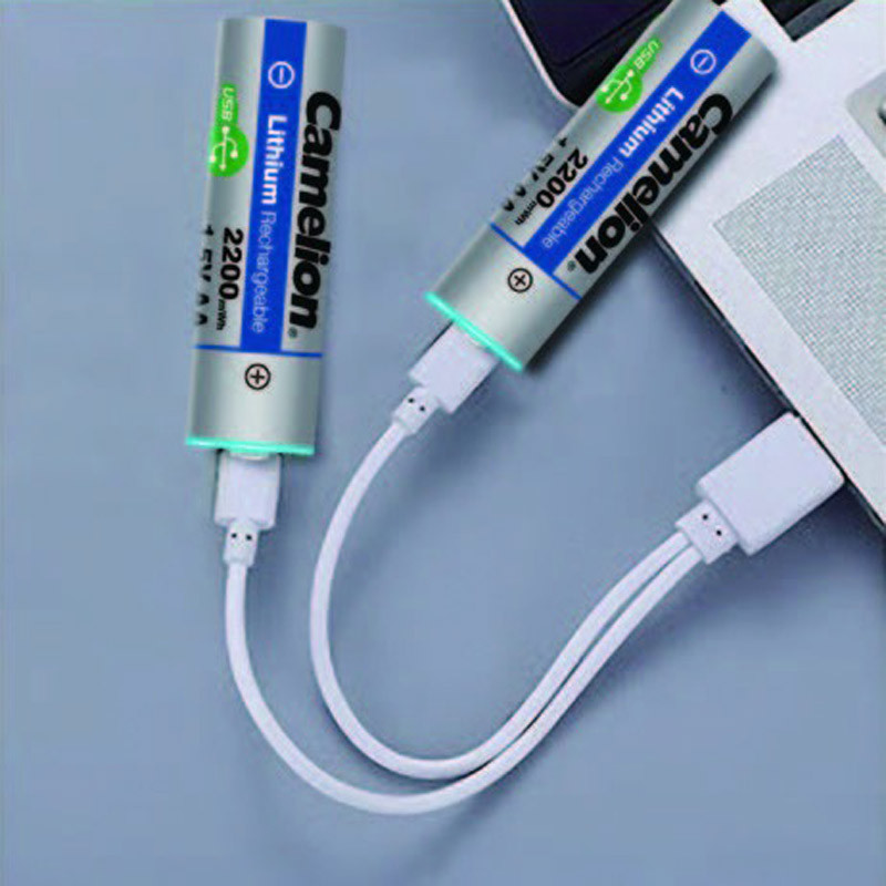 باتری دوتایی قلمی شارژی Camelion UB-AA2200-PBH2 AA 2200mAh
