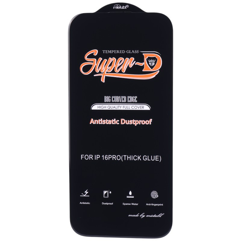 گلس Super D آنتی استاتیک میتوبل آیفون iPhone 16 Pro