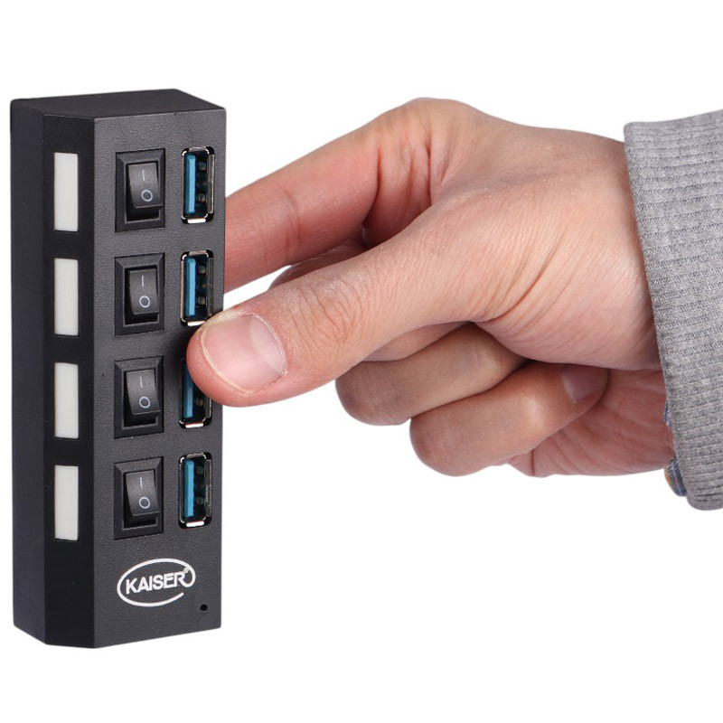 هاب 4 پورت USB 3.0 کایزر KH-18