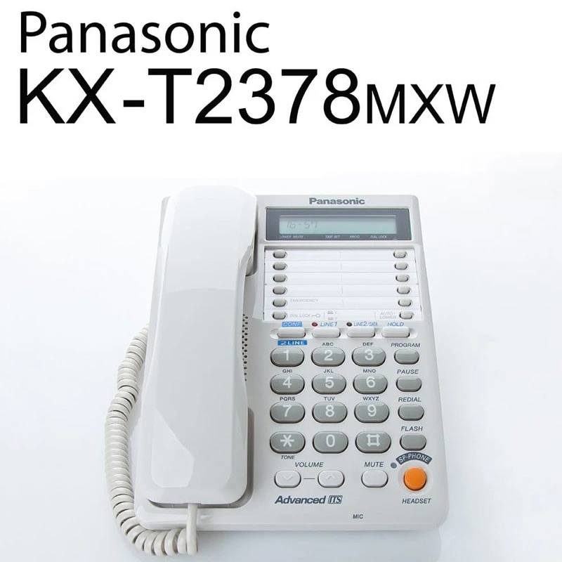 تلفن رومیزی پاناسونیک Panasonic KX-T2378MXW