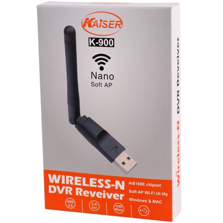 کارت شبکه بی سیم آنتن دار Kaiser K-900 300Mbps