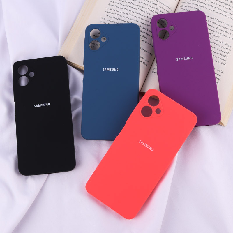 قاب سیلیکونی اصلی زیربسته سامسونگ Galaxy A06 محافظ لنزدار