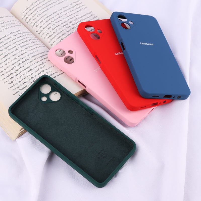 قاب سیلیکونی اصلی زیربسته سامسونگ Galaxy A06 محافظ لنزدار
