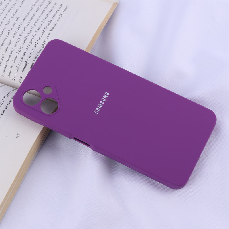 قاب سیلیکونی اصلی زیربسته سامسونگ Galaxy A06 محافظ لنزدار