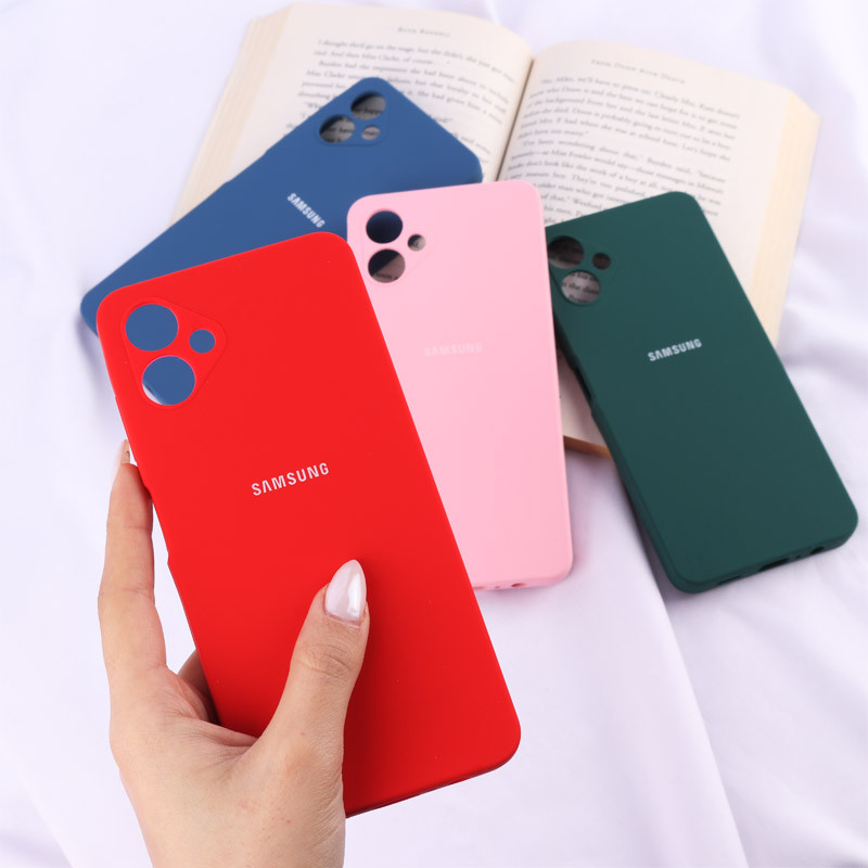 قاب سیلیکونی اصلی زیربسته سامسونگ Galaxy A06 محافظ لنزدار