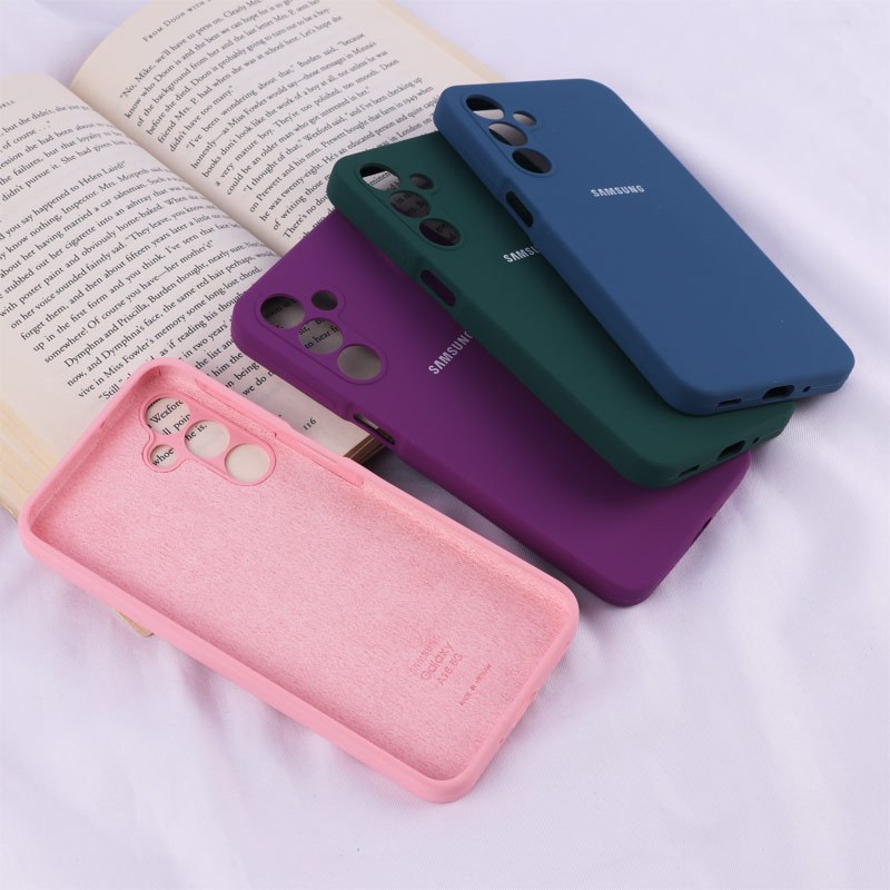 قاب سیلیکونی اصلی زیربسته سامسونگ Galaxy A16 4G / A16 5G محافظ لنزدار