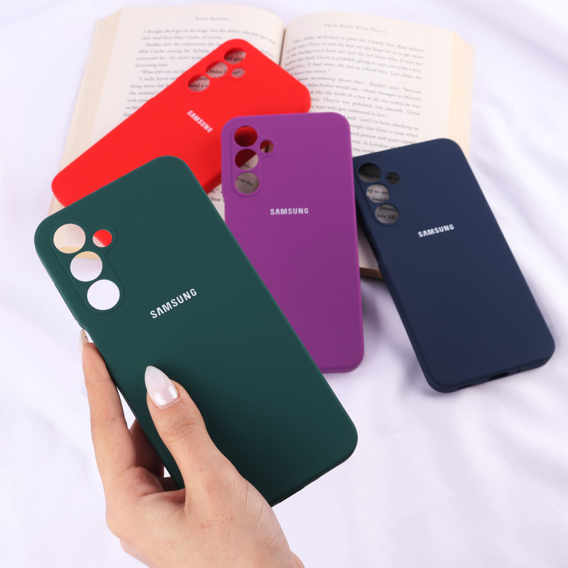 قاب سیلیکونی اصلی زیربسته سامسونگ Galaxy A16 4G / A16 5G محافظ لنزدار