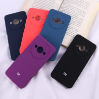 قاب سیلیکونی اصلی زیربسته شیائومی Redmi A3 / A3X محافظ لنزدار