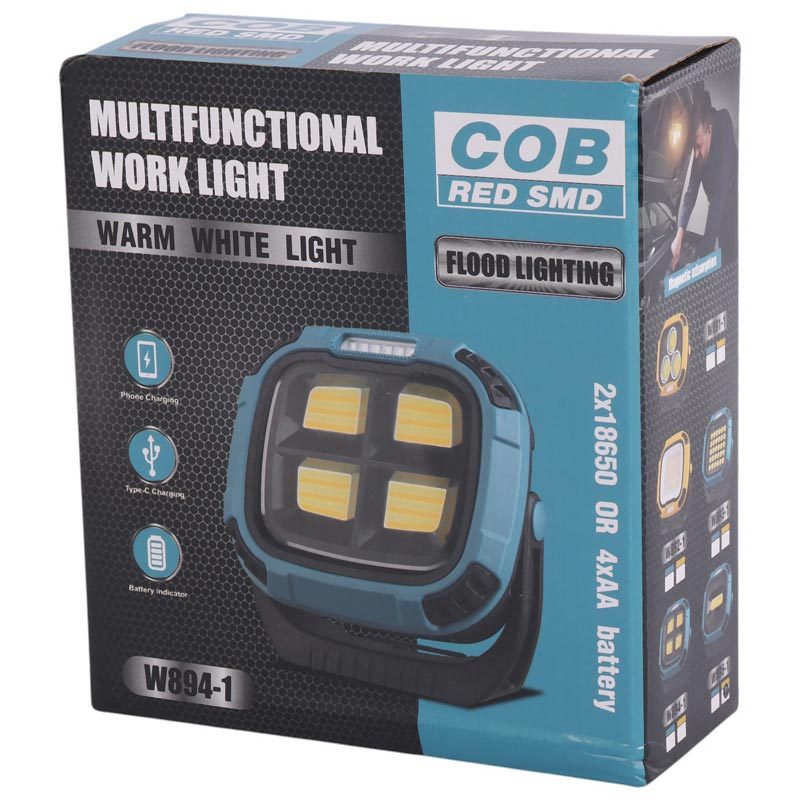 چراغ اضطراری شارژی COB W894-1