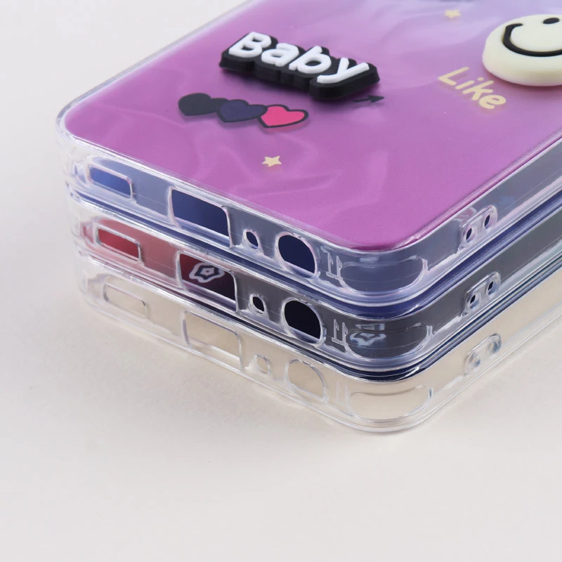قاب عروسکی برجسته سامسونگ Galaxy A22 4G / M22 / M32 4G طرح موج دار دو رنگ