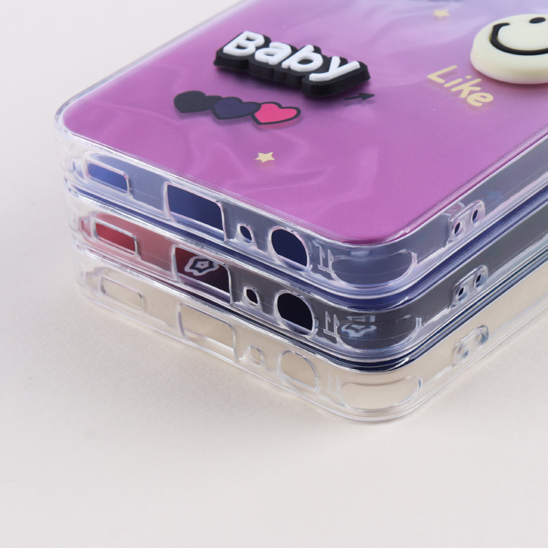 قاب عروسکی برجسته سامسونگ Galaxy A22 4G / M22 / M32 4G طرح موج دار دو رنگ
