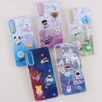 قاب عروسکی برجسته سامسونگ Galaxy A30s / A50 / A50s طرح موج دار دو رنگ
