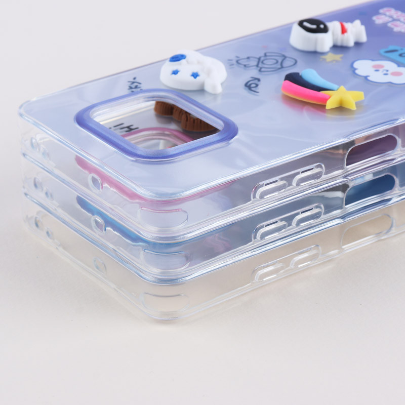 قاب عروسکی برجسته شیائومی Poco X3 / X3 NFC / X3 Pro طرح موج دار دو رنگ