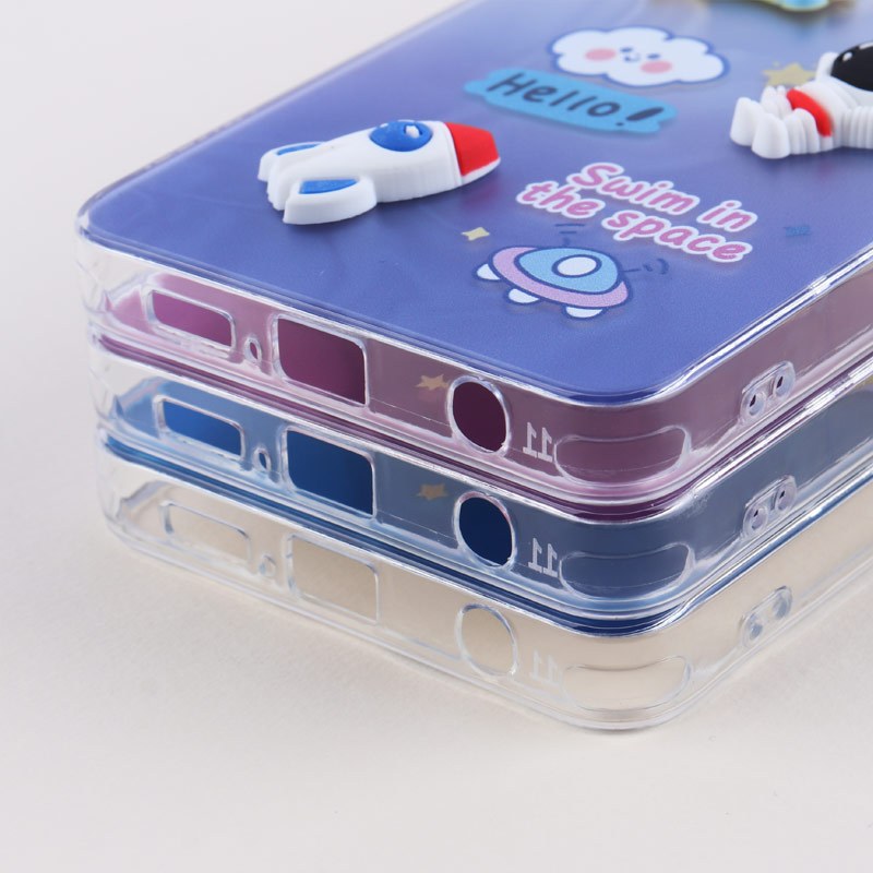 قاب عروسکی برجسته شیائومی Poco X3 / X3 NFC / X3 Pro طرح موج دار دو رنگ