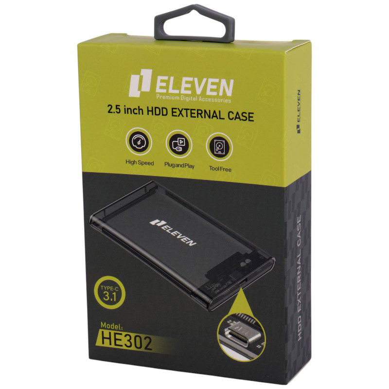 باکس هارد Eleven HE302 2.5-inch Type-C HDD