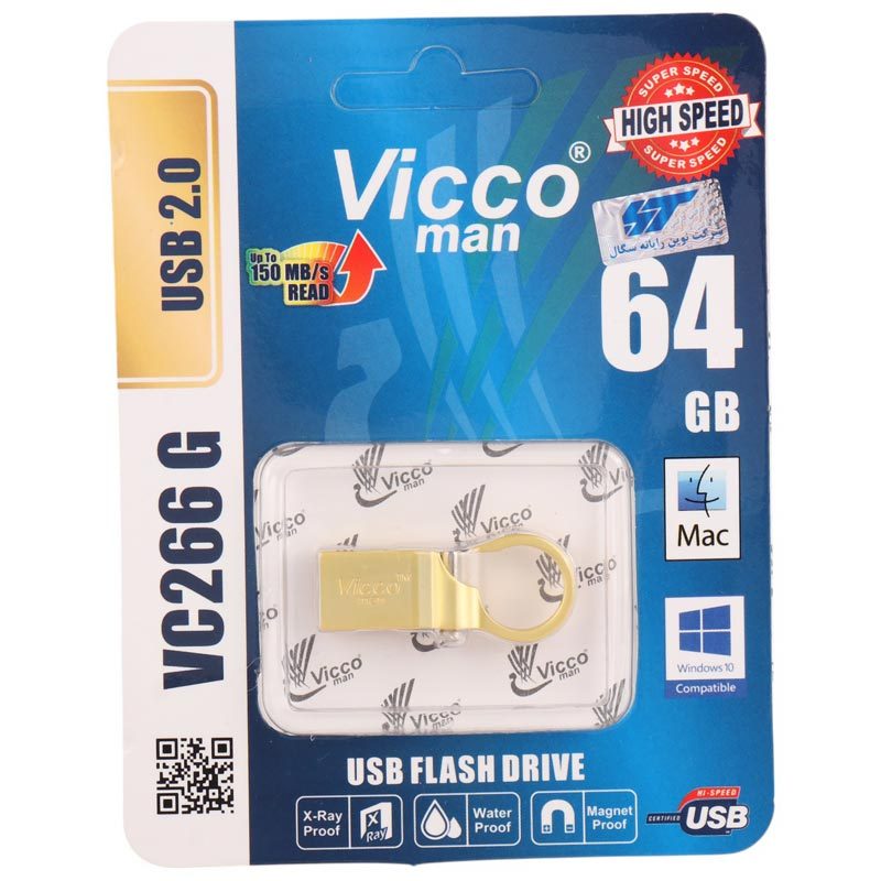 فلش ۶۴ گیگ ویکومن Vicco VC266