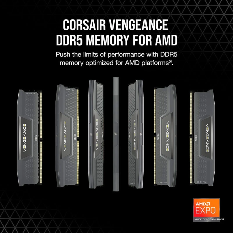 رم کامپیوتر Corsair Vengeance 32GB DDR5 6000MHz CL36 Dual