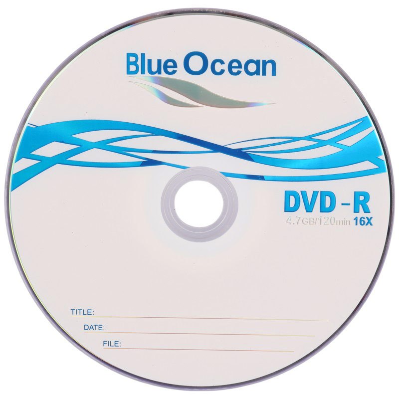 DVD خام بلوشن Blue Ocean print بسته 50 عددی