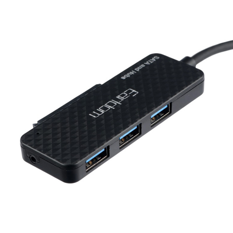 هاب 3 پورت و تبدیل USB 3.0 / Type-C To SATA ارلدام ET-W37