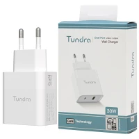 شارژر دیواری 30 وات تاندرا T20-30WGAN GaN QC PD 3A