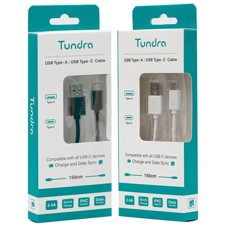 کابل تایپ سی فست شارژ Tundra T10A-C150 2.4A QC 1.5m